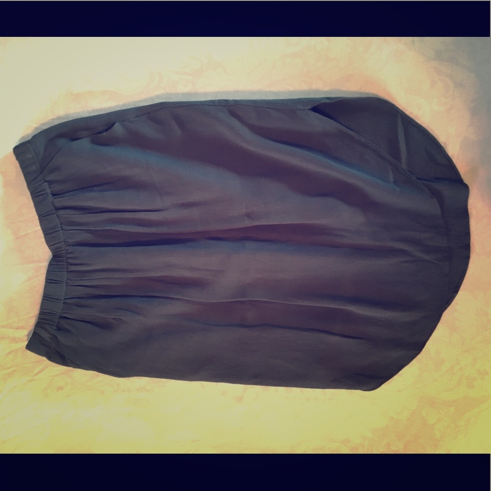 Chiffon scoop skirt